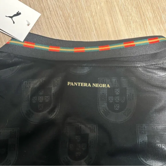 New Puma 26 Portugal Black Special Edition Jersey - Mens Small - Picture 4 of 8